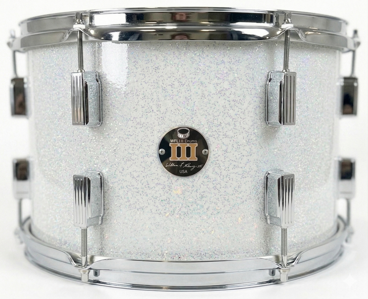 Rack tom 9" x 13" GALAXY SPARKLE Arctic White