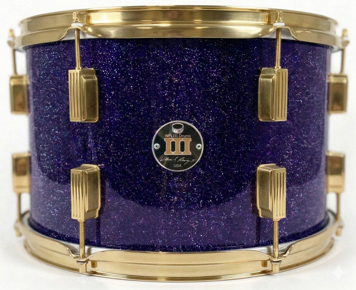 Rack tom 9" x 13" GALAXY SPARKLE Deep Purple