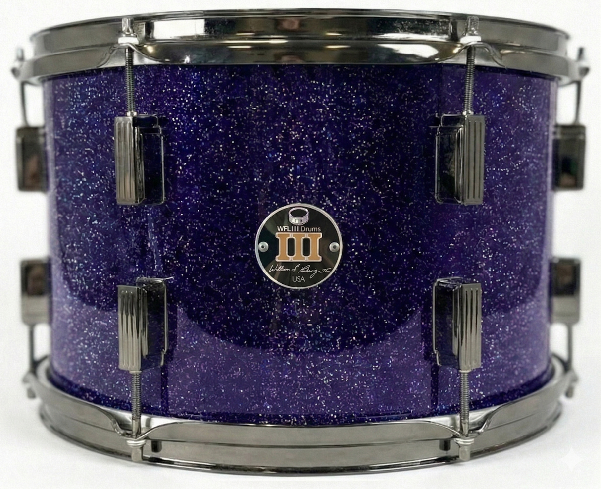 Rack tom 9" x 13" GALAXY SPARKLE Deep Purple