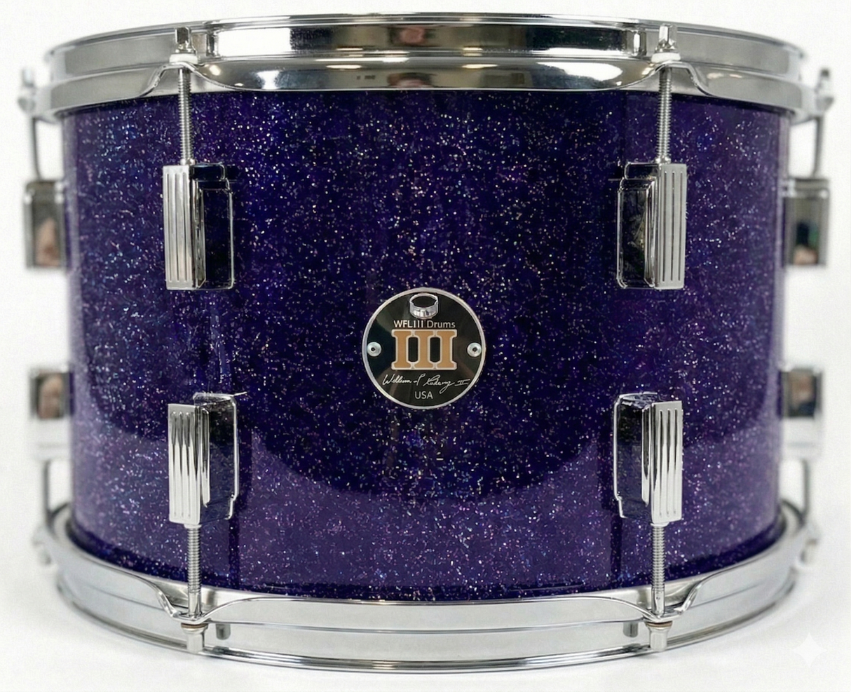 Rack tom 9" x 13" GALAXY SPARKLE Deep Purple