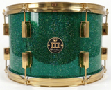 Rack tom 9" x 13" GALAXY SPARKLE Emerald City Green