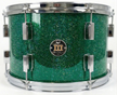 Rack tom 9" x 13" GALAXY SPARKLE Emerald City Green