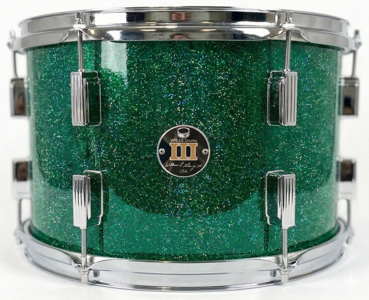 Rack tom 9" x 13" GALAXY SPARKLE Emerald City Green