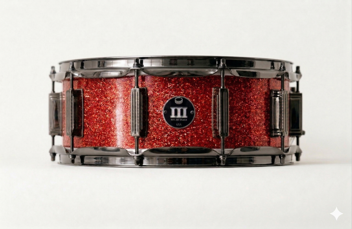 Snare 5.5" x 14" SPARKLE Ruby Red