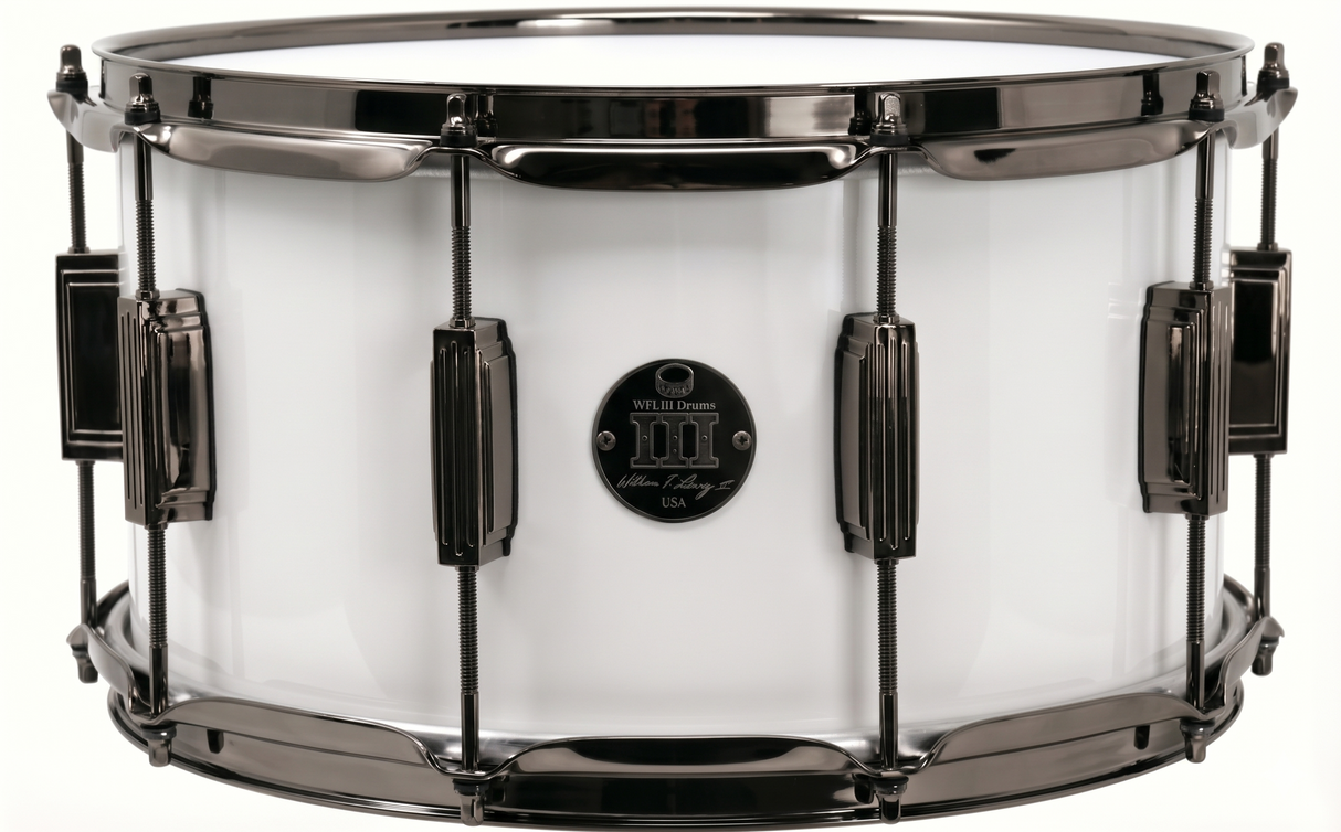 Snare 8" x 14" SOLID COLORS Arctic White