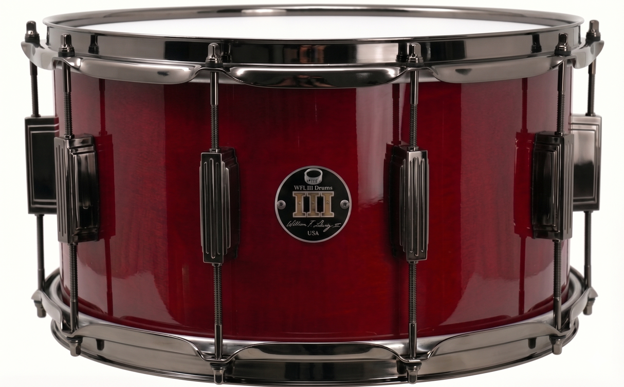 Snare 8" x 14" SOLID COLORS Ruby Red