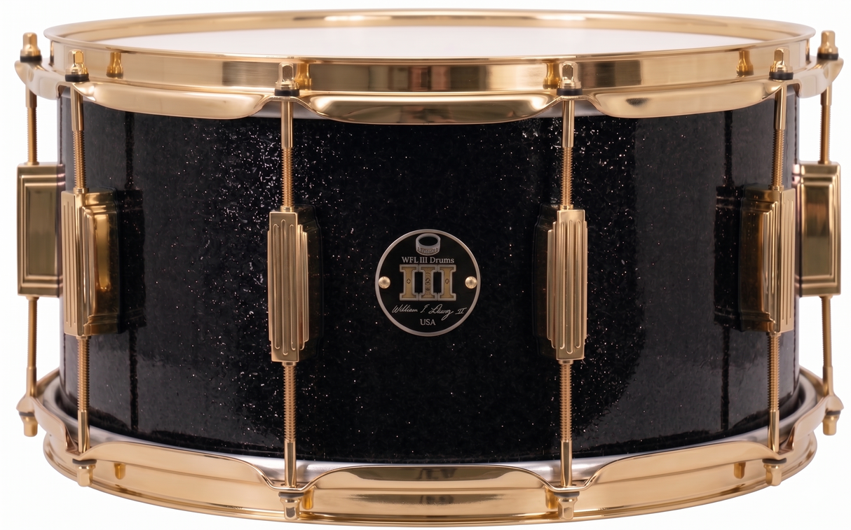 Snare 8" x 14" SPARKLE Piano Black