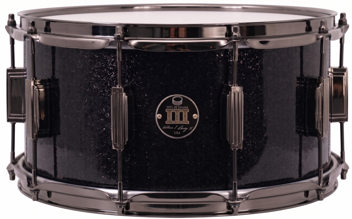 Snare 8" x 14" SPARKLE Piano Black
