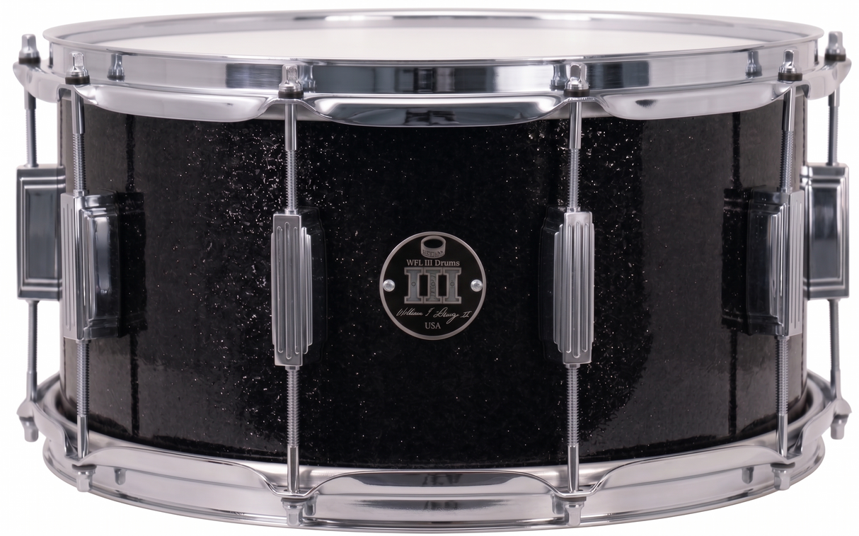 Snare 8" x 14" SPARKLE Piano Black