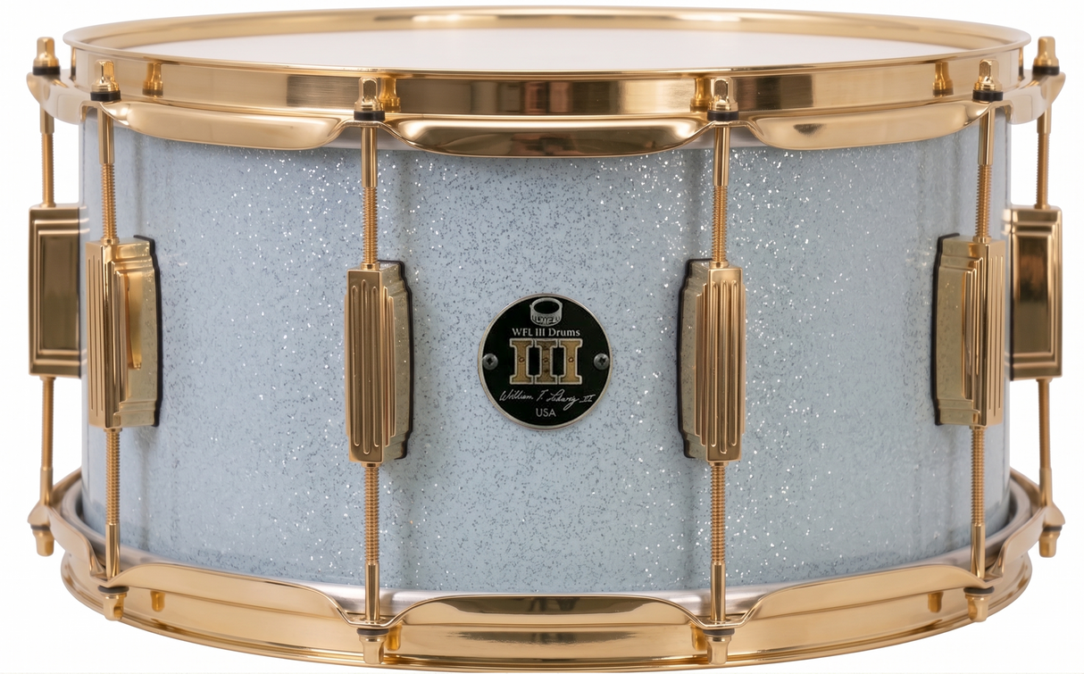 Snare 8" x 14" SPARKLE Arctic White