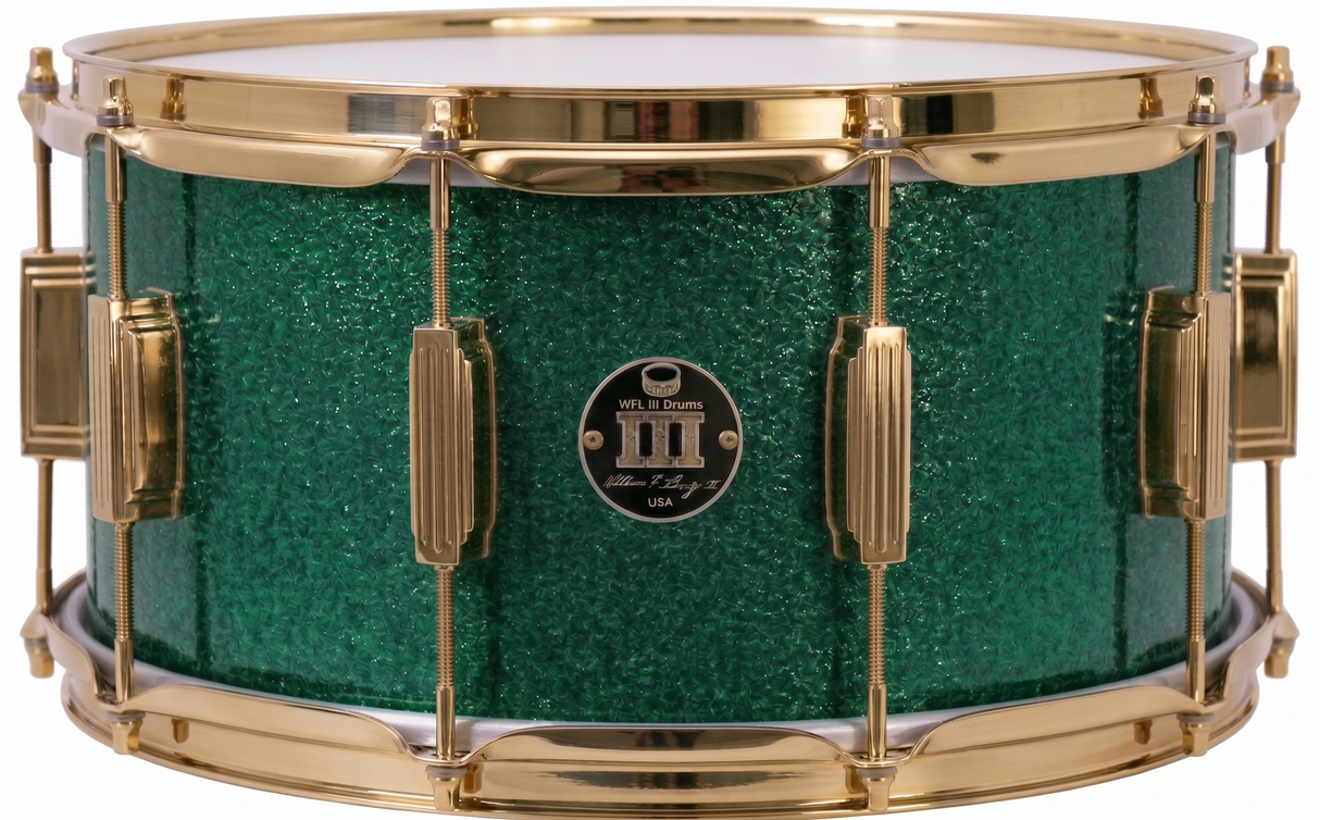 Snare 8" x 14" SPARKLE Emerald City Green