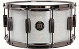 Snare 8" x 14" GALAXY SPARKLE Arctic White