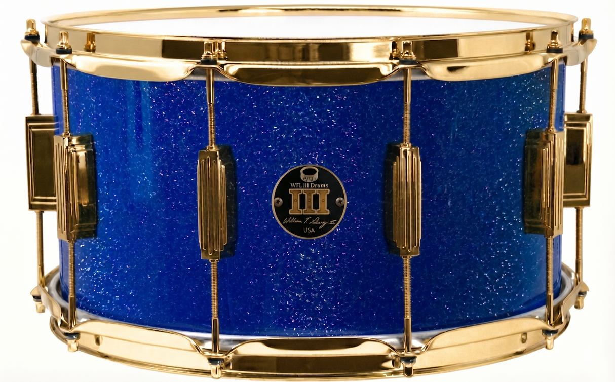 Snare 8" x 14" GALAXY SPARKLE B3 Blue