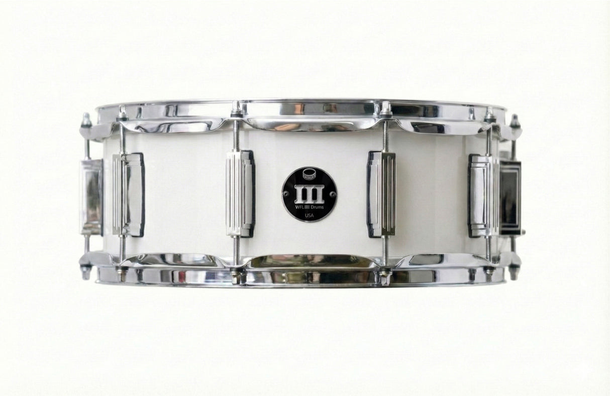 Snare 5.5" x 14" SOLID COLORS Arctic White
