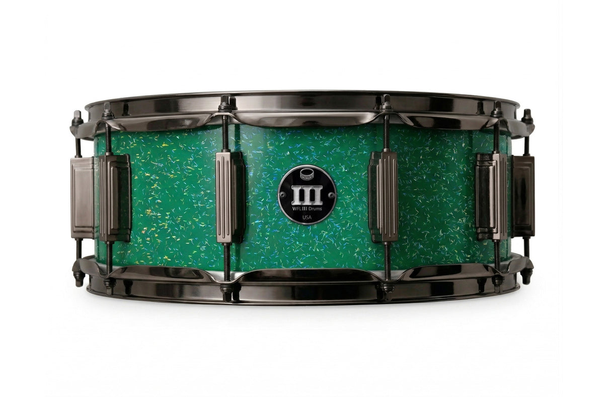 Snare 5.5" x 14" GALAXY SPARKLE Emerald City Green