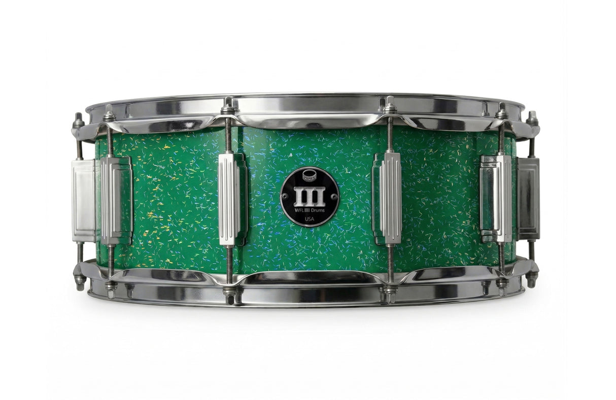 Snare 5.5" x 14" GALAXY SPARKLE Emerald City Green