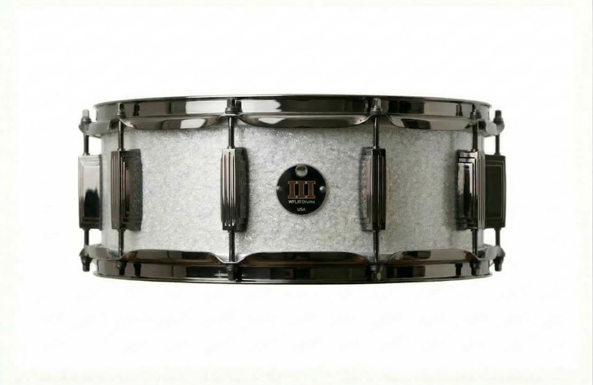 Snare 5.5" x 14" SPARKLE Arctic White