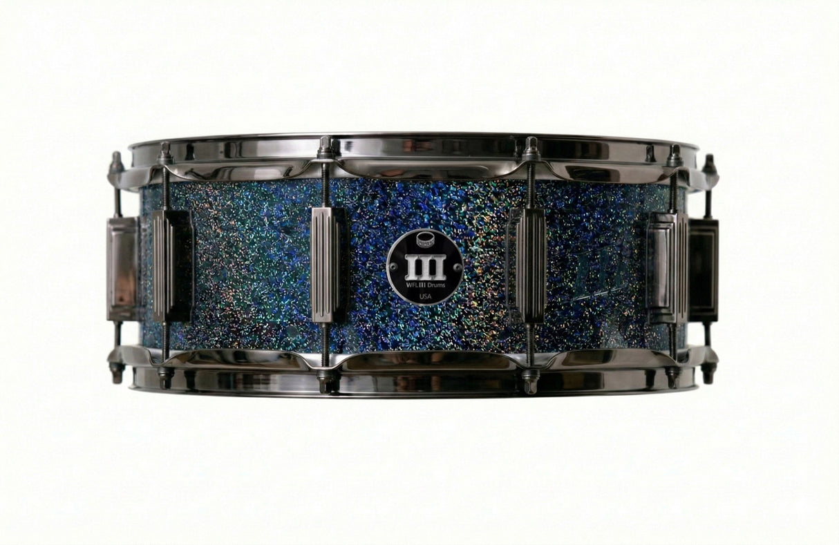 Snare 5.5" x 14" GALAXY SPARKLE Piano Black