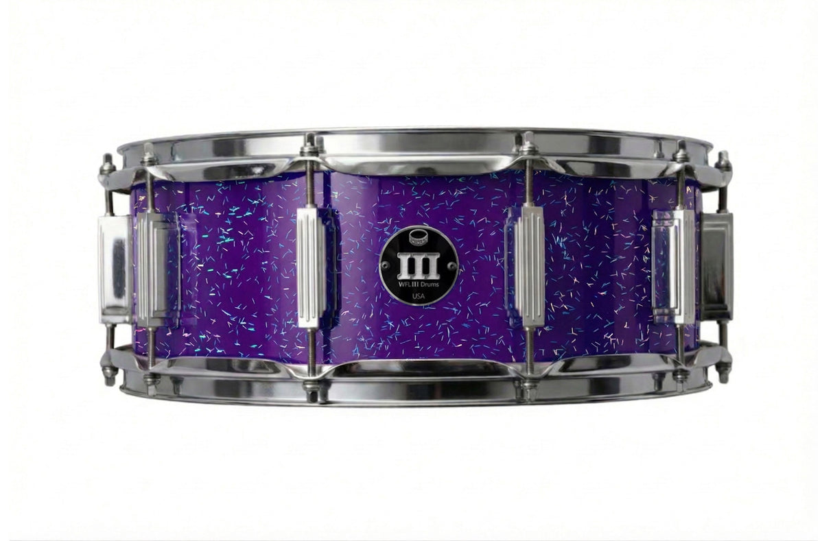 Snare 5.5" x 14" GALAXY SPARKLE Deep Purple