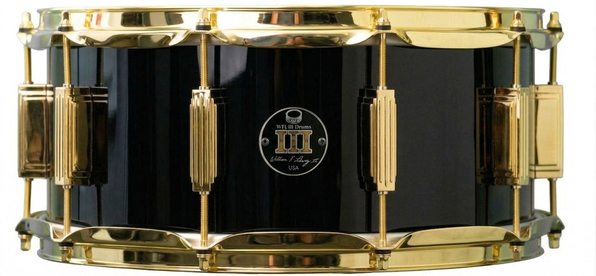 Snare 6.5" x 14" SOLID COLORS Piano Black