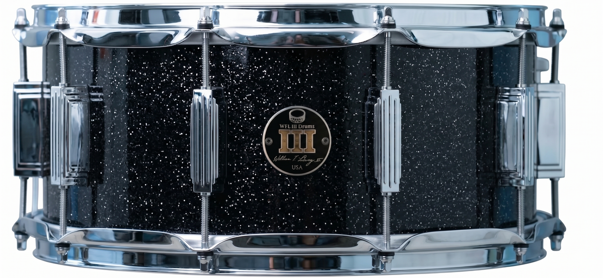 Snare 6.5" x 14" SPARKLE Piano Black