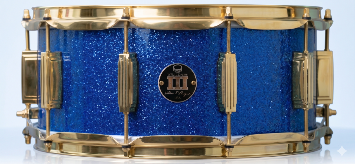 Snare 6.5" x 14" SPARKLE B3 Blue