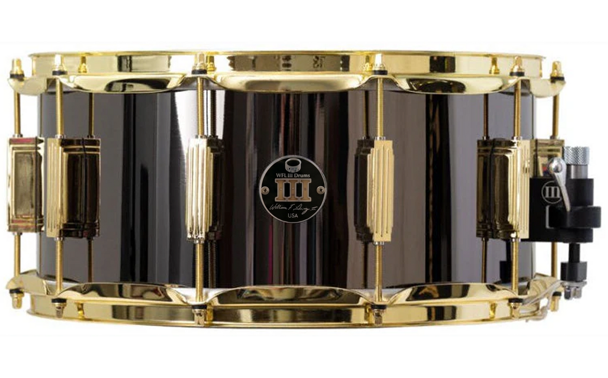 Snare 6.5" x 14" Snare Drum - Black Nickel Over Brass