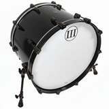 Black and white drum on a white background