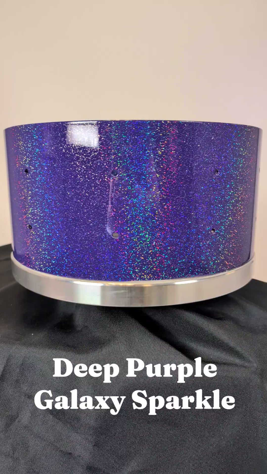 Bass Drum 20" GALAXY SPARKLE Deep Purple