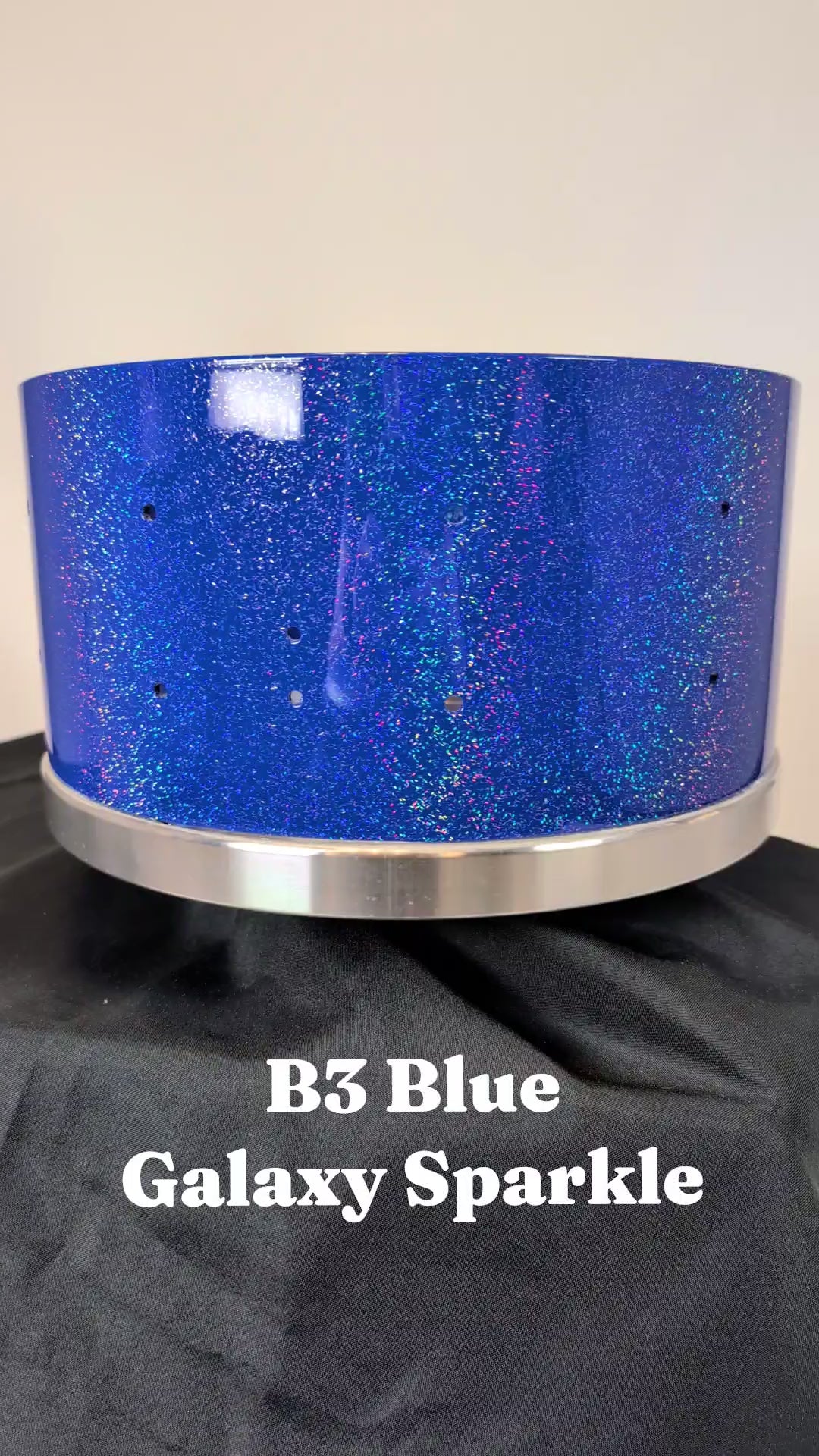Bass Drum 20" GALAXY SPARKLE B3 Blue