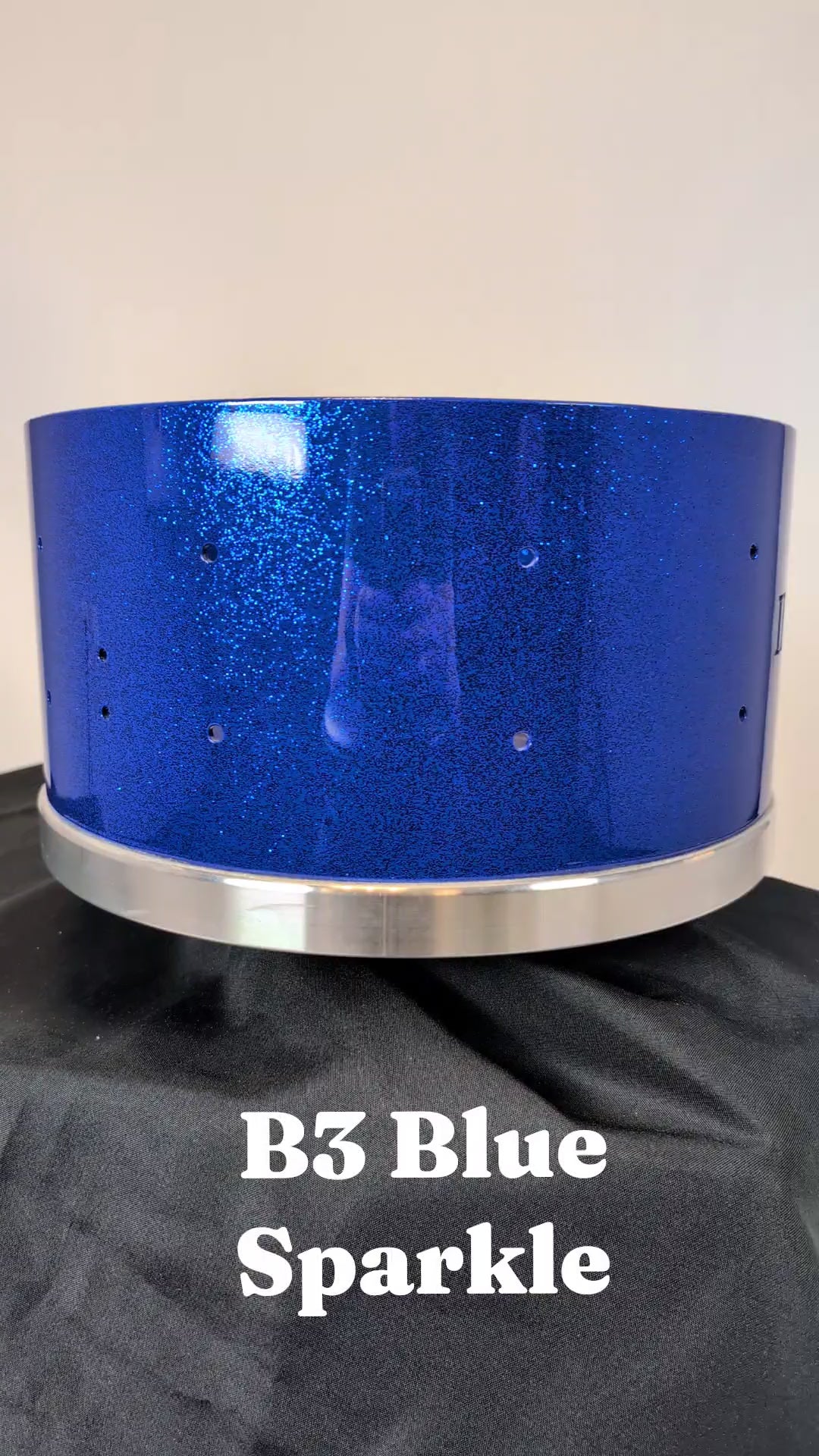 Rack tom 8" x 10" SPARKLE B3 Blue