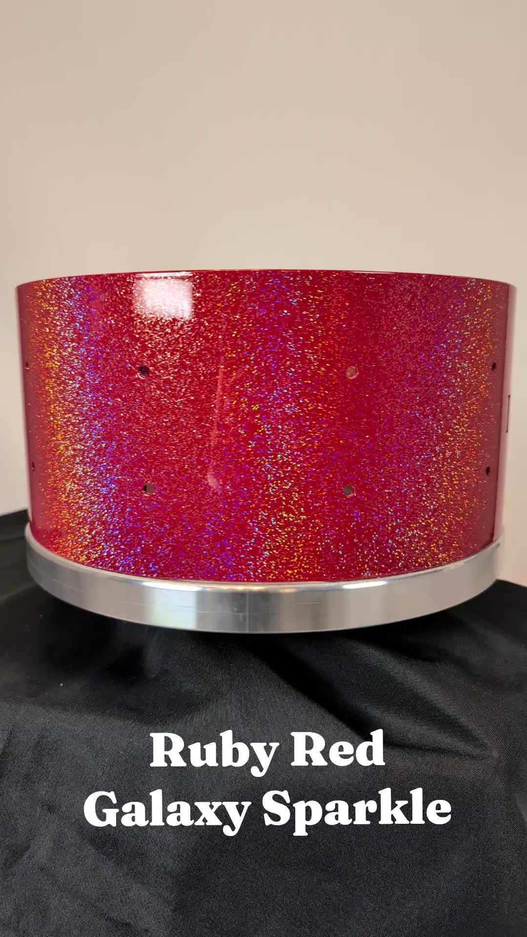Bass Drum 22" GALAXY SPARKLE Ruby Red
