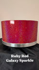 Bass Drum 22" GALAXY SPARKLE Ruby Red